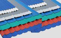 JSW Double Ribbed Trapezoidal PPGL Roofing Sheet Colour Coated_0