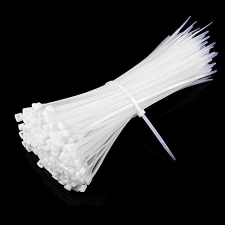 Nylon PA66 UL94V2 100 mm 2.2 mm Cable Ties White_1