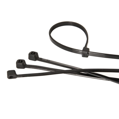 Nylon PA66 UL94V2 200 mm 2.5 mm Cable Ties Black_1