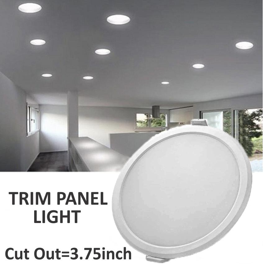 HP LED LIGHTING 8 W Round LED Panel Lights Recessed Mounted_1