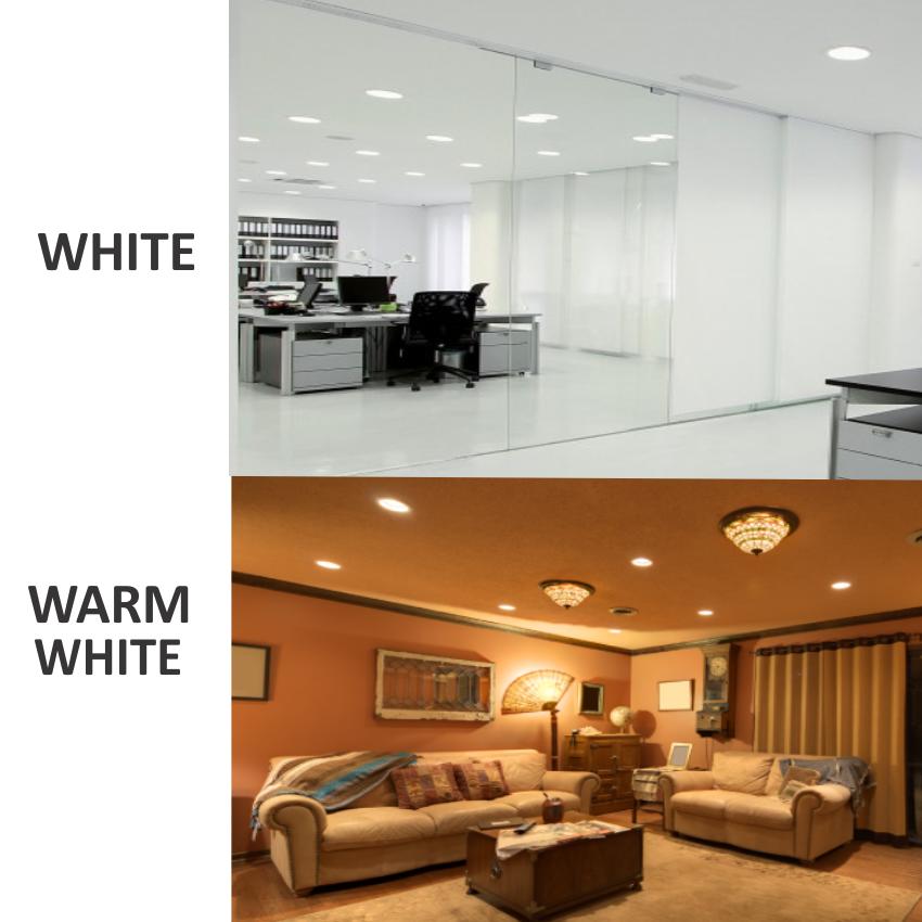 HP LED LIGHTING 8 W Round LED Panel Lights Recessed Mounted_1