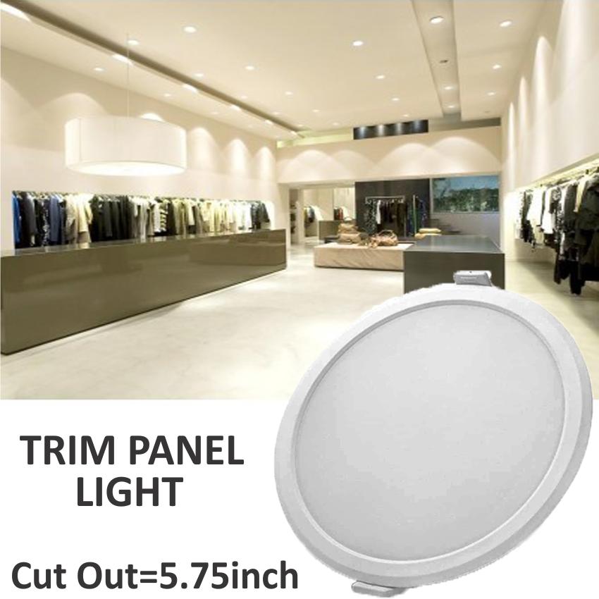 HP LED LIGHTING 15 W Round LED Panel Lights Recessed Mounted_1