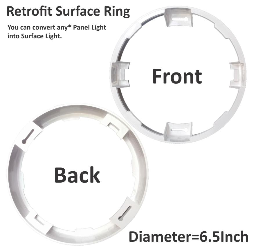HP LED LIGHTING 15 W Round LED Panel Lights Recessed Mounted_4