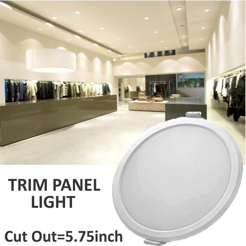 HP LED LIGHTING 15 W Round LED Panel Lights Recessed Mounted_1