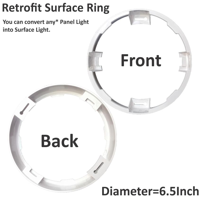 HP LED LIGHTING 15 W Round LED Panel Lights Recessed Mounted_4