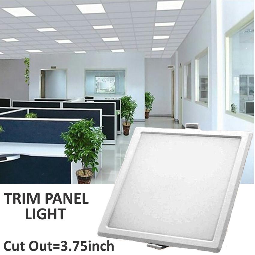 HP LED LIGHTING 8 W Square LED Panel Lights Recessed Mounted_1