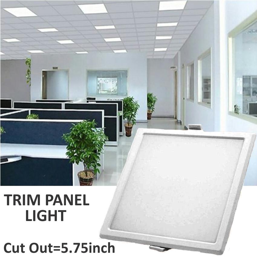 HP LED LIGHTING 15 W Square LED Panel Lights Recessed Mounted_1