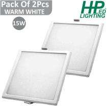 HP LED LIGHTING 15 W Square LED Panel Lights Recessed Mounted_0