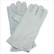 I J R ENTERPRISES Heat Resistant Full Hand Leather Safety Gloves Standard_0