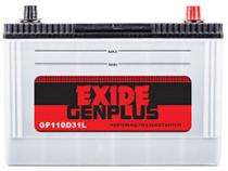 EXIDE GENPLUS VRLA 12 V 90 - 105 Ah Lead Acid Batteries_0
