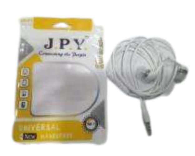 J P Y Wired 120 cm White Headsets_1