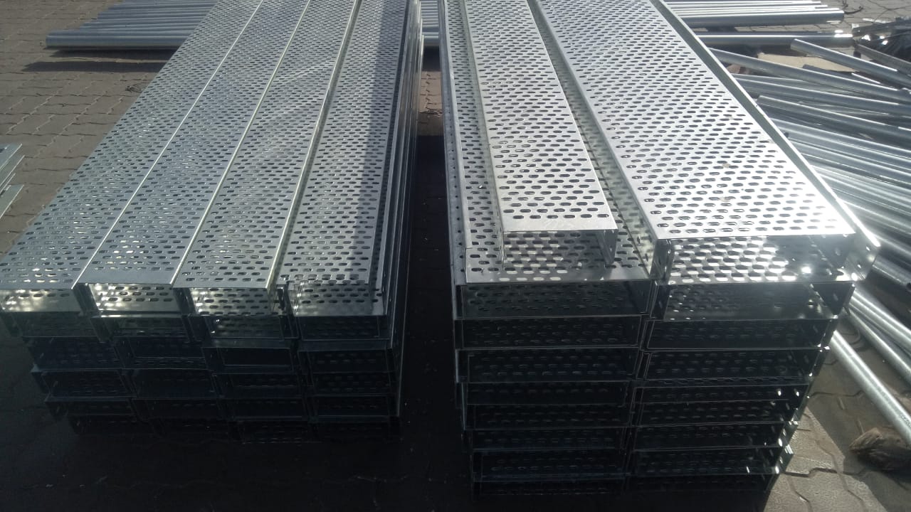 Mild Steel 2 mm 25 - 125 mm Perforated Cable Trays_2