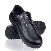 Canvas Rubber Toe Safety Shoes Black_0