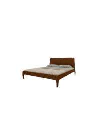 KENT Wood Designer King Size Bed 60 x 80 inch Light Brown_0