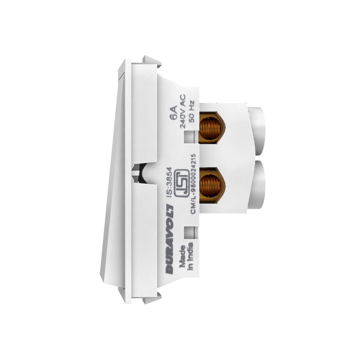 DURAVOLT REGULAR DEM 9101 White 6 A Electrical Switches_1