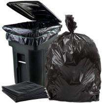 Plastic Recycling Garbage Bags 20 kg 50 Micron Black_0