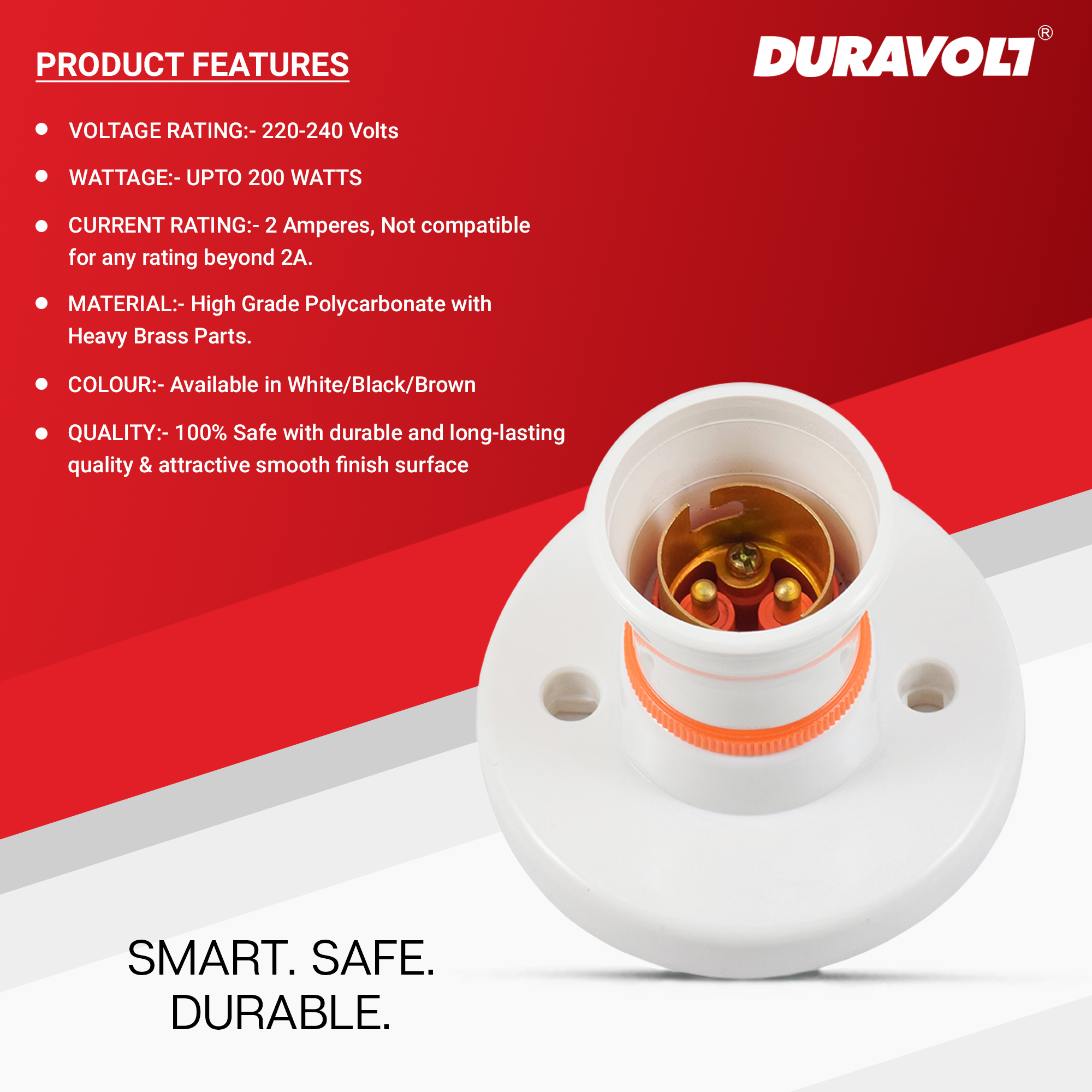 DURAVOLT Polycarbonate Jumbo Electrical Holder_3