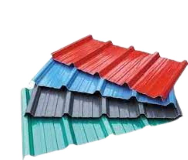 AM/NS Trapezoidal with Rib PPGI Roofing Sheet Colour Coated_1