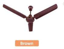 Orient 900 mm 3 Blades 62 W Brown Ceiling Fans_0