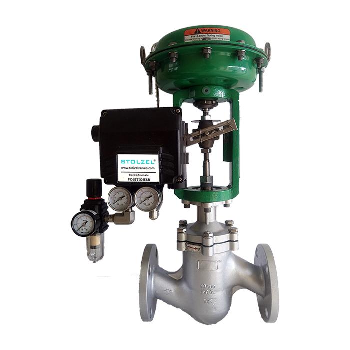 STOLZEL 15 - 300 NB 2 Way SS 316 Globe Valves Flanged_1