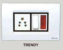 B'FIVE B-76T 8 Module White Modular Switch Plate Cover_0