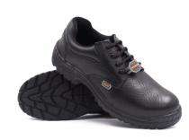 Hillson Argo Grain Leather Steel Toe Safety Shoes Black_0