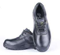 Hillson Jaguar Buff Leather Steel Toe Safety Shoes Black_0