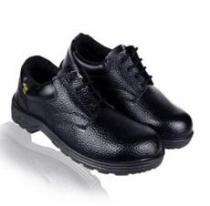 Leather Steel Toe Safety Shoes Black_0