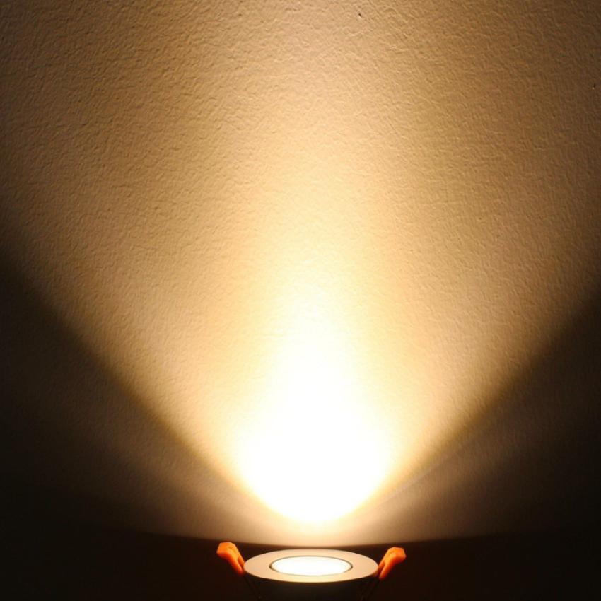HP LED LIGHTING 7 W Round LED Panel Lights Recessed Mounted_2