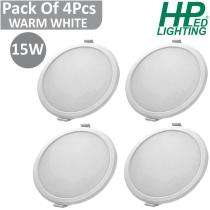 HP LED LIGHTING 15 W Round LED Panel Lights Recessed Mounted_0