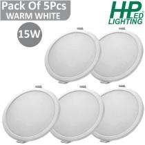 HP LED LIGHTING 15 W Round LED Panel Lights Recessed Mounted_0