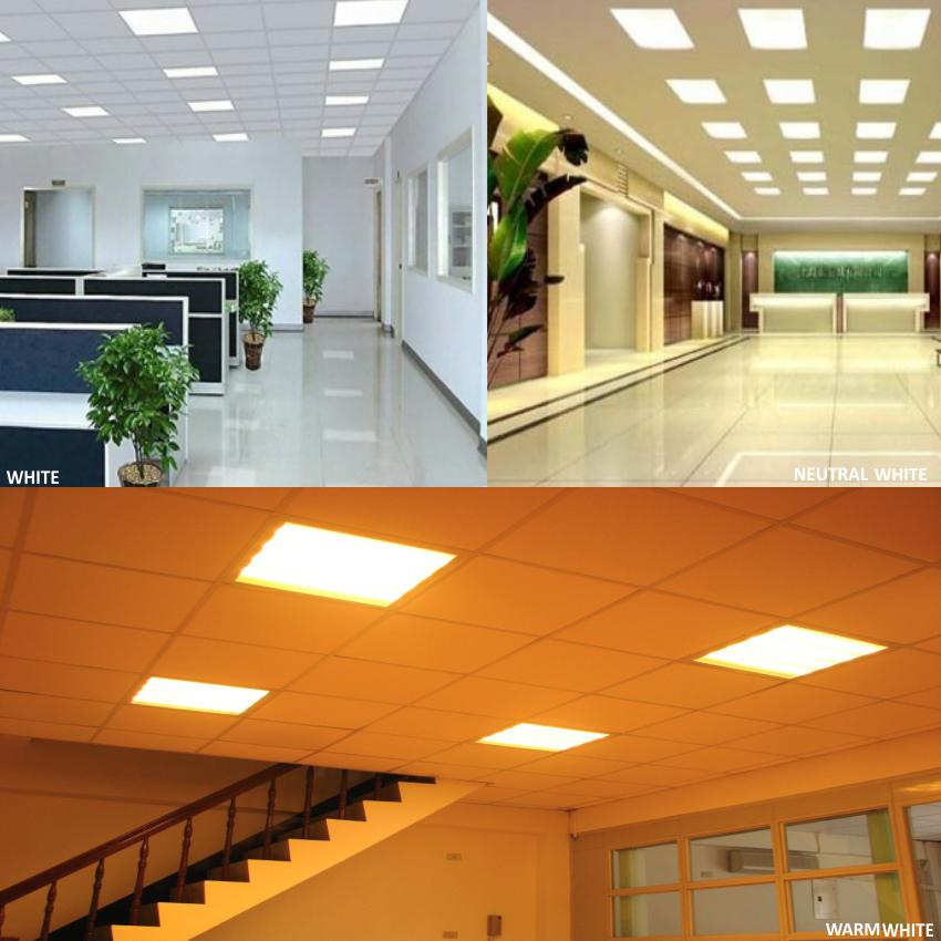 HP LED LIGHTING 15 W Square LED Panel Lights Recessed Mounted_1