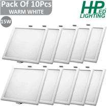 HP LED LIGHTING 15 W Square LED Panel Lights Recessed Mounted_0