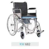 Y Care KW 682 Manual Stainless Steel Wheel Chair upto 250 lbs_0