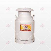 Cowbell Aluminium 20 L Round White Milk Cans_0