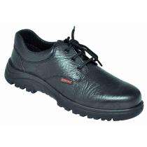 Leather Steel Toe Safety Shoes Black_0