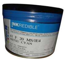 Huber ink 1 Kg Solvent Ink  Cyan_0