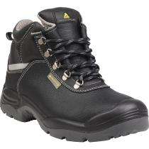 DELTAPLUS SAULT2 S3 SRC Pigmented Split Leather Steel Toe Safety Shoes Black_0