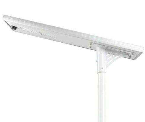 Pure, Cool, Warm White LED Iron Chrome Aluminium 20 - 150 Ah Solar Street Light_2