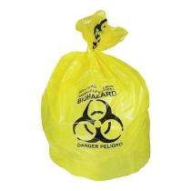 LDPE Biomedical Waste Bags 30 L 60 Microns Yellow_0