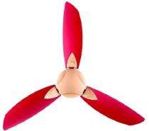 USHA Bloom Primerose 1250 mm 3 Blades 78 W Golden and Cherry Ceiling Fans_0