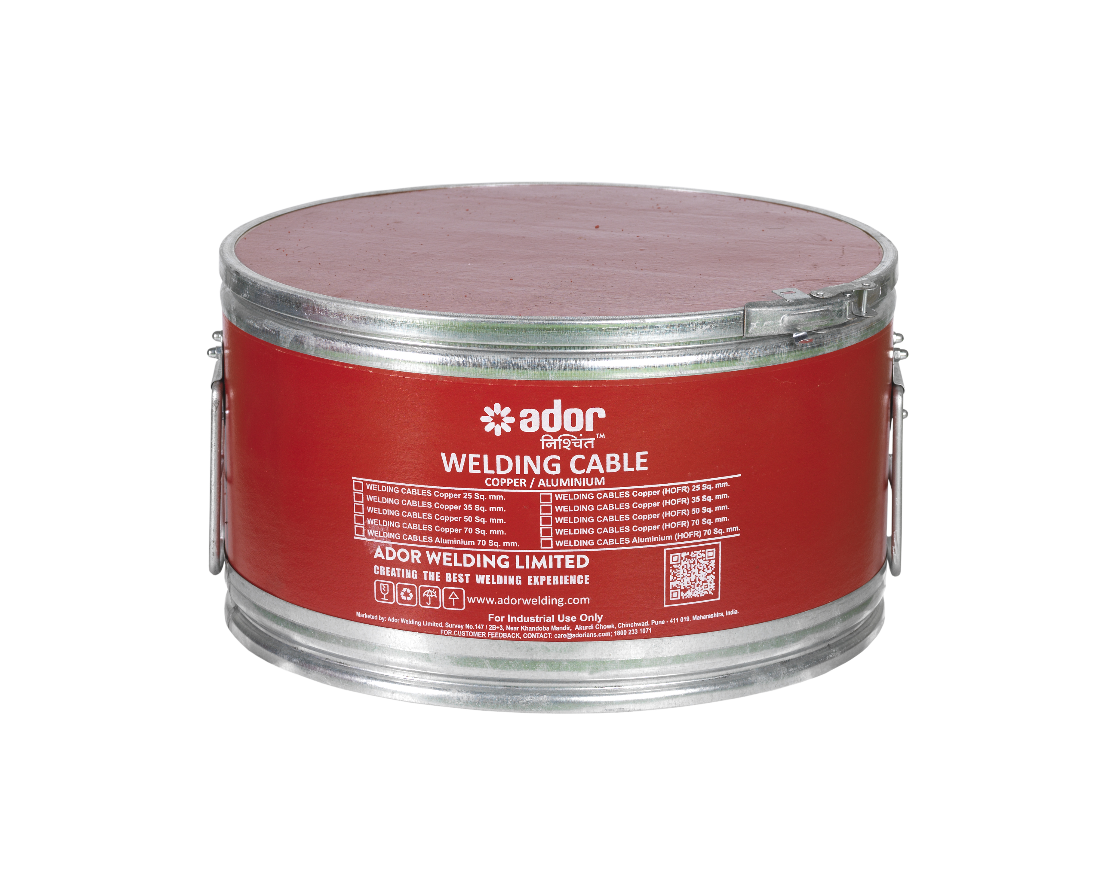 Ador 120 sqmm Copper Rubber Type SE-1 Welding Cables_2