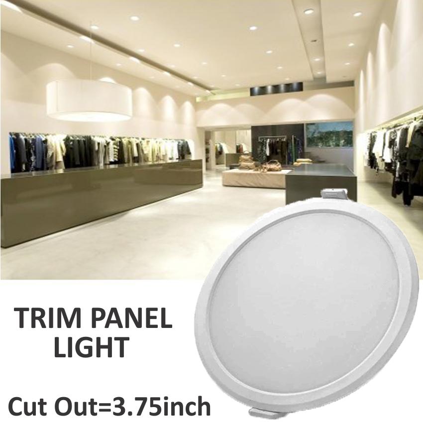 HP LED LIGHTING 8 W Round LED Panel Lights Recessed Mounted_1