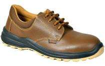 CG Leather Steel Toe Safety Shoes Brown_0