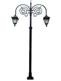 Mild Steel 5 m Decorative Light Poles_0