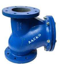 Aarko Cast Iron Ball Double Flanged End Foot Control Valves_0