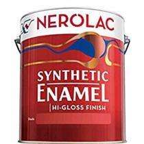 Nerolac Synthetic Oil Based Brill White Enamel Paints High Glossy_0
