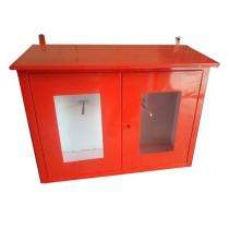 Mild Steel Double Door Fire Hose Cabinet 15 m_0