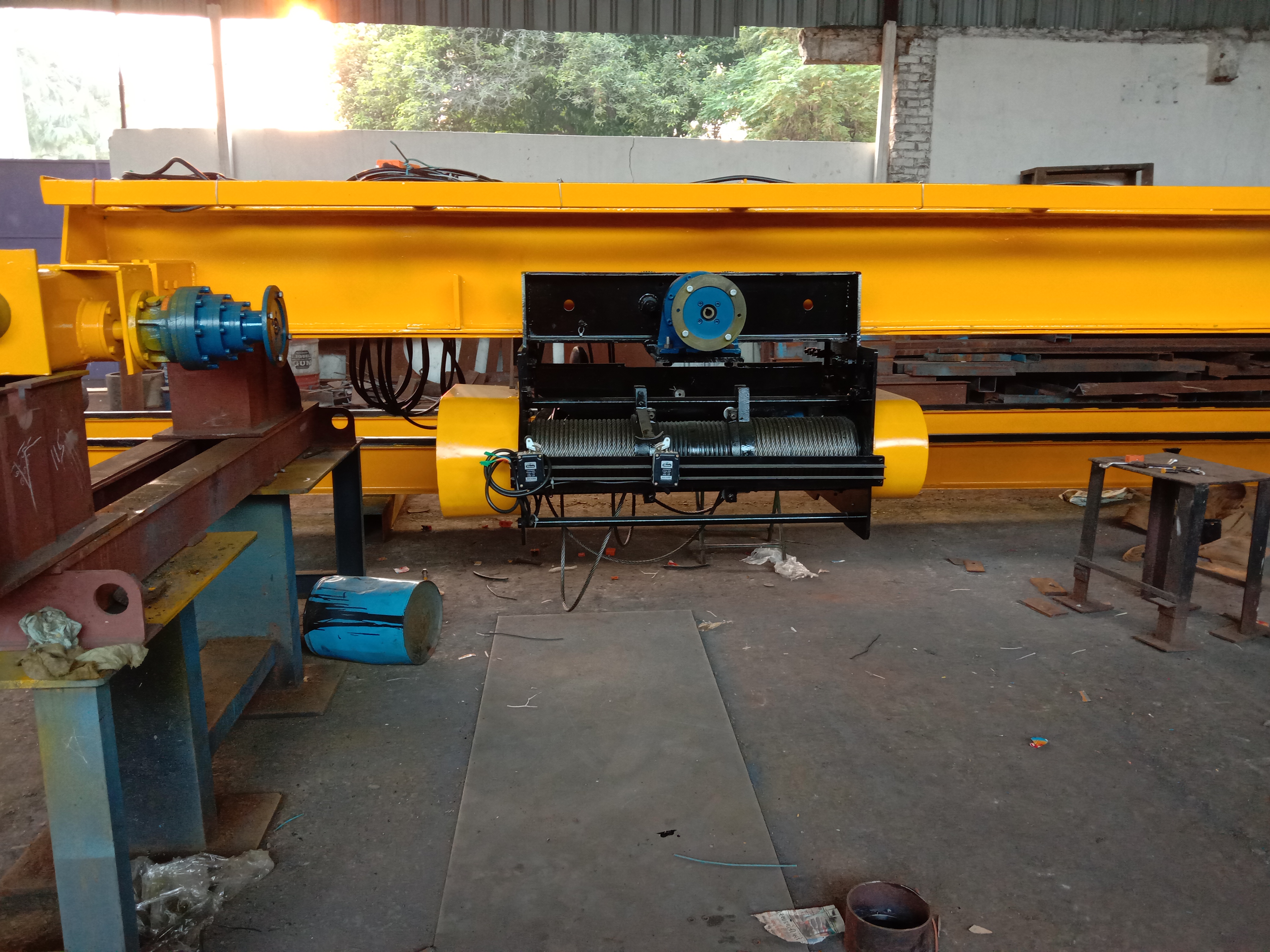 NAVDURGA 100 metric ton EOT Crane Single Girder Pendant_1