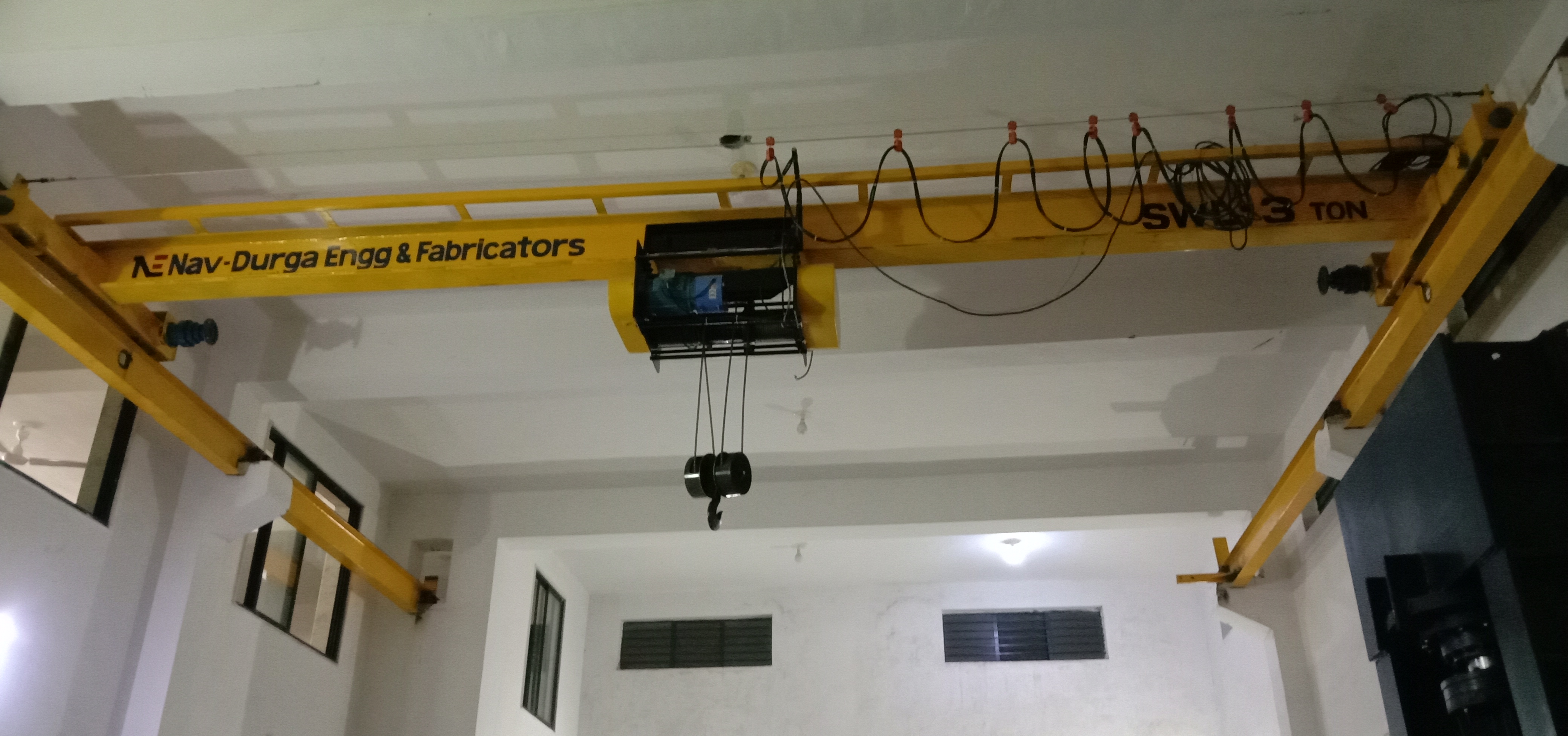 NAVDURGA 100 metric ton EOT Crane Single Girder Pendant_2